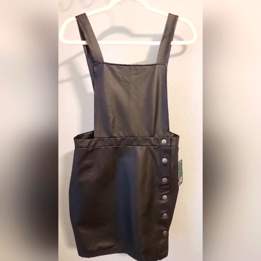 Leather Jumper Dress
